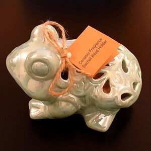Ceramic Frog Fragrance Sachet Bead Holder
